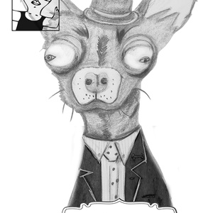 Csivava bácsika  - kutyás női póló - ruha & divat - női ruha - póló, felső - Meska.hu