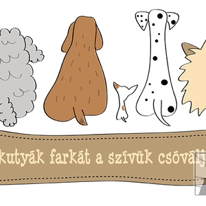 Kutyás póló pozitív üzenettel - férfi/uniszex póló - ruha & divat - férfi ruha - póló - Meska.hu