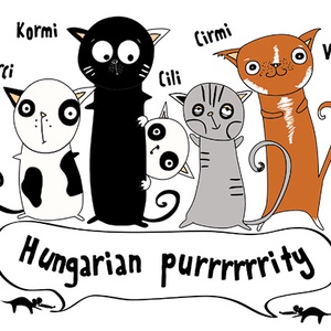 Cicás póló gyerekeknek - Hungarian purrity - uniszex - ruha & divat - babaruha & gyerekruha - póló - Meska.hu