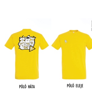 A medvéket etetni TILOS! sárga póló mindenkinek - ruha & divat - férfi ruha - póló - Meska.hu