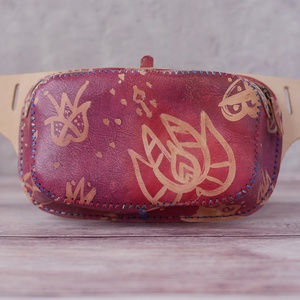 AKCIÓ!!! Tulipános övtáska - Meska.hu