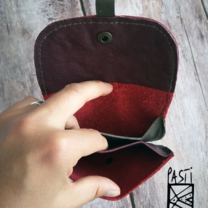 AKCIÓ!!! Kis piros pénztráca - táska & tok - pénztárca & más tok - pénztárca - női pénztárca - Meska.hu