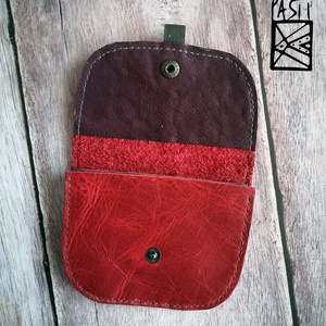 AKCIÓ!!! Kis piros pénztráca - táska & tok - pénztárca & más tok - pénztárca - női pénztárca - Meska.hu