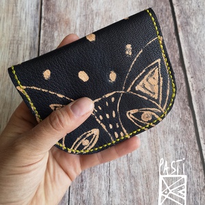 Kis pénztárca, irattárca, zsepitartó stb. kutyás mintával - táska & tok - pénztárca & más tok - kártyatartó & irattartó - Meska.hu