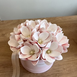 Magnólia virágdoboz ( Nagy) - otthon & életmód - virágdekoráció - virágdíszek - asztali virágdísz - Meska.hu