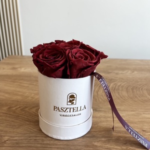 Örökrózsa doboz ( Kicsi ), Otthon & Életmód, Virágdekoráció, Virágok, Virágbox, Virágkötés, MESKA