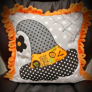 Halloween-i párna kreatív alkotócsomag - Meska.hu