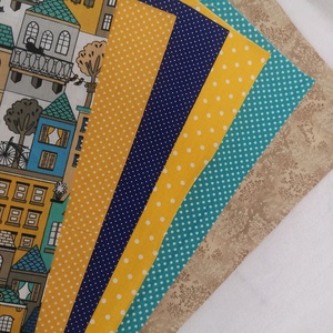 Kék és sárga házak anyagcsomag - Meska.hu