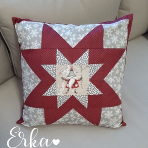 Manós karácsonyi párna kreatív alkotócsomag - Meska.hu