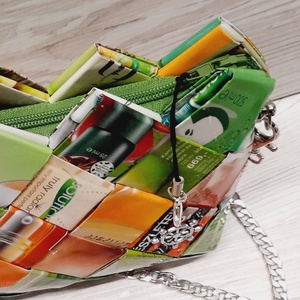 Színes katalógus zero waste táska / mini bag - táska & tok - kézitáska & válltáska - kézitáska - Meska.hu