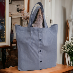 Bevásárlótáska férfi ingből, Táska & Tok, Bevásárlás & Shopper táska, Shopper, textiltáska, szatyor, Varrás, MESKA