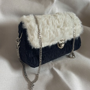 Pihe-Puha Táska - FeketeFehér - táska & tok - kézitáska & válltáska - kézitáska - Meska.hu