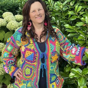 Erka  Kabátmesék:  Színtánc 44/46-os méretre - Meska.hu