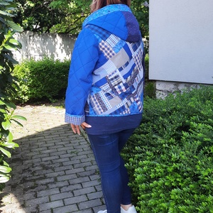 Erka -Kabátmesék: Kékvarázs 42/44-es méret - ruha & divat - női ruha - kabát - Meska.hu