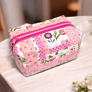 Rózsaálom neszesszer, Táska & Tok, Neszesszer, Varrás, Hímzés, MESKA