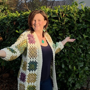 Erka � Kabátmesék:  Földszínek harmóniája, Ruha & Divat, Női ruha, Kardigánok, Horgolás, MESKA