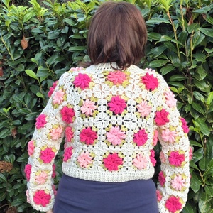 Erka � Kabátmesék:  Szirmok tánca - ruha & divat - női ruha - kardigánok - Meska.hu