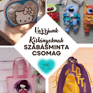 Varrjunk kislányoknak � Szabásminta csomag videóval - Meska.hu