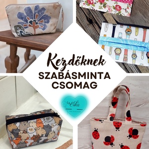 Kezdőknek – Szabásminta csomag videóval, DIY (Csináld magad), Szabásminta, útmutató, Szabásminta, Varrás, Ez a szabásminta csomag neked szól,
ha most ismerkedsz a varrással,
vagy szeretnél könnyű, gyors si..., MESKA