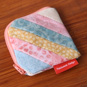 Patchwork pénztárca - kék-rózsaszín - táska & tok - pénztárca & más tok - pénztárca - női pénztárca - Meska.hu