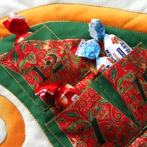 Télapós adventi naptár - karácsony - adventi díszek - adventi naptár - Meska.hu