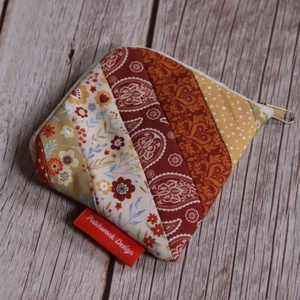 Patchwork pénztárca - vadvirágok-1 - táska & tok - pénztárca & más tok - pénztárca - női pénztárca - Meska.hu