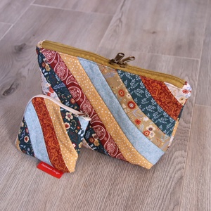 Vadvirágok neszesszer- AJÁNDÉK pénztárcával, Táska & Tok, Neszesszer, Patchwork, foltvarrás, Varrás, MESKA