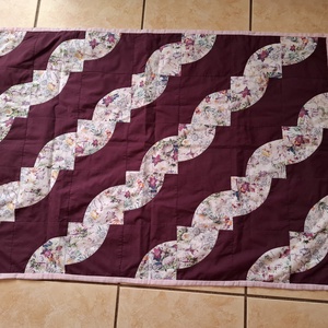 Új, patchwork terítő , Otthon & Életmód, Dekoráció, Asztal és polc dekoráció, Horgolt & Csipketerítő, Patchwork, foltvarrás, MESKA