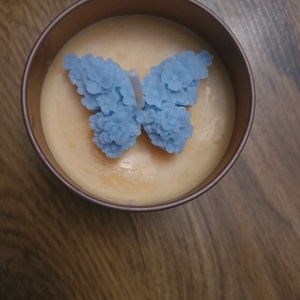 Pillangós tégelyes gyertya - otthon & életmód - gyertya, illat, aroma - gyertya - Meska.hu