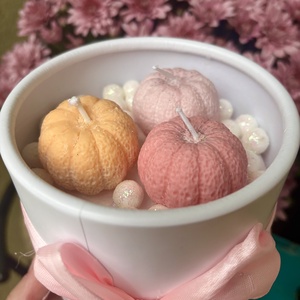 Gyertya tök box  - otthon & életmód - gyertya, illat, aroma - gyertya - Meska.hu