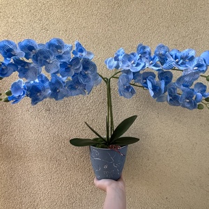 Mű orchidea virágok - Meska.hu