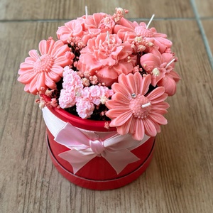 Gyertya-virág box, , , MESKA