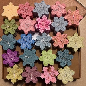 Hópehely gyertyák, Otthon & Életmód, Gyertya, illat, aroma, Gyertya, , MESKA