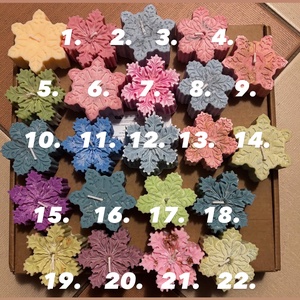 Hópehely gyertyák - otthon & életmód - gyertya, illat, aroma - gyertya - Meska.hu