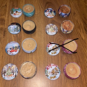 Tégelyes karácsonyi gyertyák, Karácsony, Karácsonyi lakásdekoráció, Karácsonyi illatgyertya, mécses, , MESKA