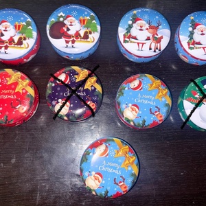 Karácsonyi tégelyes gyertyák - karácsony - karácsonyi lakásdekoráció - karácsonyi illatgyertya, mécses - Meska.hu