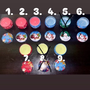 Karácsonyi tégelyes gyertyák - karácsony - karácsonyi lakásdekoráció - karácsonyi illatgyertya, mécses - Meska.hu