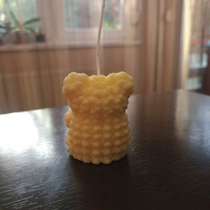 Rózsamaci gyertya - otthon & életmód - gyertya, illat, aroma - gyertya - Meska.hu