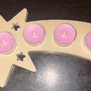 Gipsz, kerámia mécsestartó - otthon & életmód - gyertya, illat, aroma - mécses és mécsestartó - Meska.hu