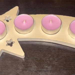 Gipsz, kerámia mécsestartó - otthon & életmód - gyertya, illat, aroma - mécses és mécsestartó - Meska.hu