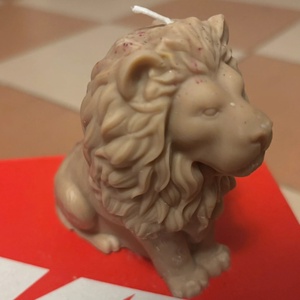 Oroszlános, szarvasos gyertya - otthon & életmód - gyertya, illat, aroma - gyertya - Meska.hu