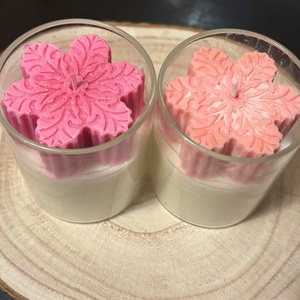 Hópelyhes gyertya, Karácsony, Karácsonyi lakásdekoráció, Karácsonyi illatgyertya, mécses, , MESKA