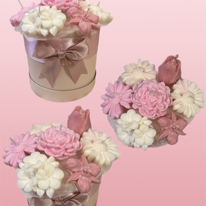 Gyertya virágboxok, Otthon & Életmód, Virágdekoráció, Virágok, Virágbox, , MESKA