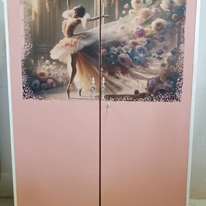 Balerina gyerek gardrób szekrény - otthon & életmód - bútor - szekrény - Meska.hu