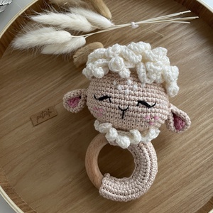 Horgolt csörgő/rágóka  - Meska.hu