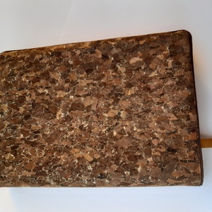 Könyvkabát -parafa textilből - otthon & életmód - papír, írószer - könyv- és füzetborító - Meska.hu