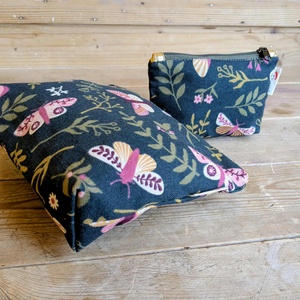 2 db-os szett - éjjeli lepkés neszesszerek - táska & tok - neszesszer - Meska.hu