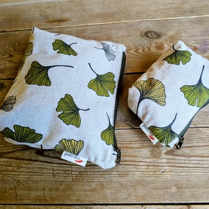 2 db-os neszesszer szett/ gingko mintás, Táska & Tok, Neszesszer, , MESKA