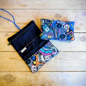 Dohánytasak - rock mintás - táska & tok - pénztárca & más tok - dohánytasak & szütyő - Meska.hu
