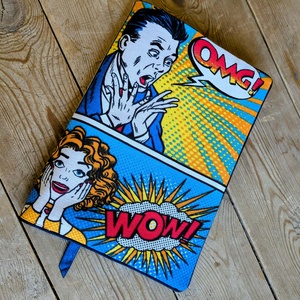 Könyvkabát - képregényes, Otthon & Életmód, Papír, írószer, Könyv- és füzetborító, Varrás, MESKA